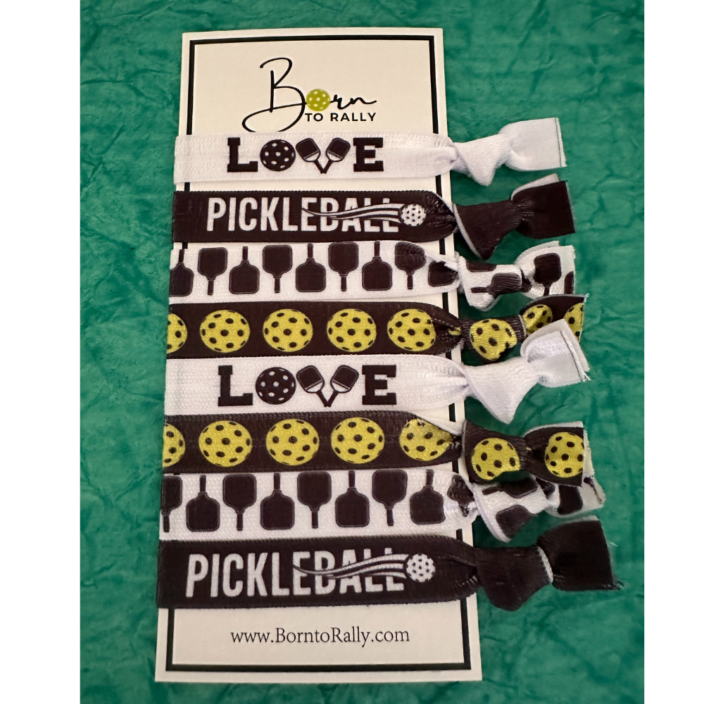 Born to Rally - Pickleball Love Hair Ties - Mother's Day