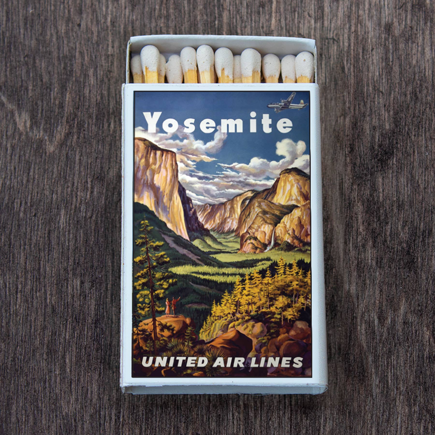 Yosemite Vintage Travel Poster Matchbox - Premium Candle & Incense Matches