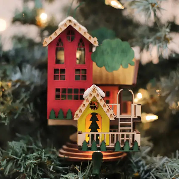 Old World Christmas - Christmas Tree House Ornament