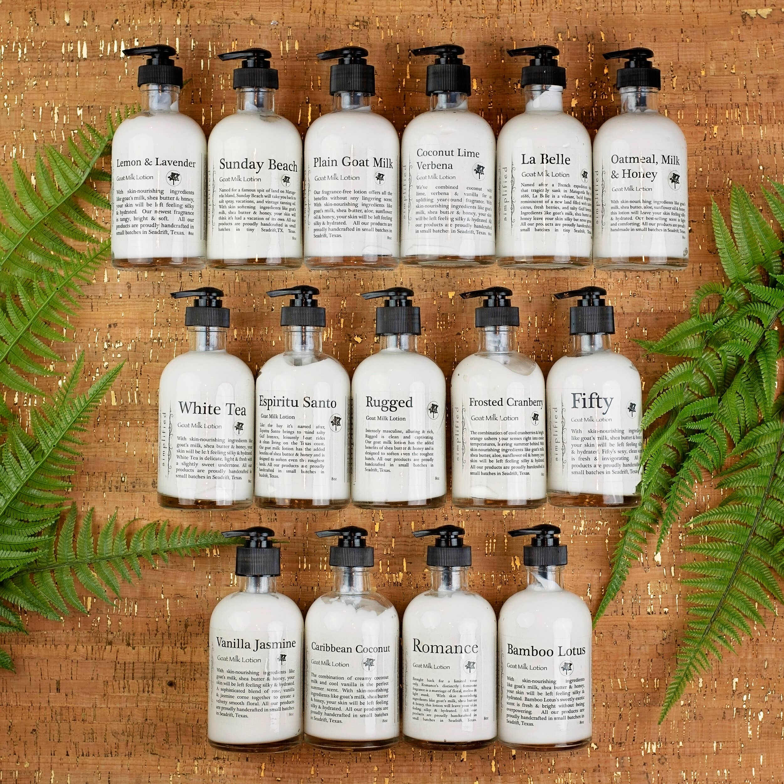 Simplified Soap Goat Milk Lotion - 8oz Natural Moisturizer with Honey & Shea Butter