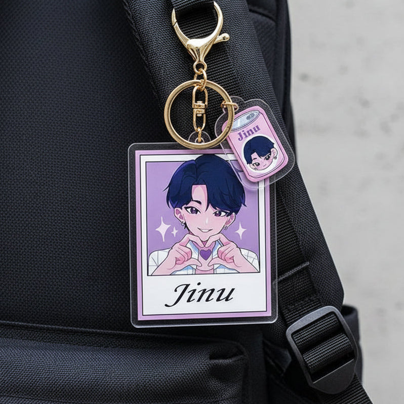 Kpop Demon Hunters Acrylic Keychain - Mini Character Pendant