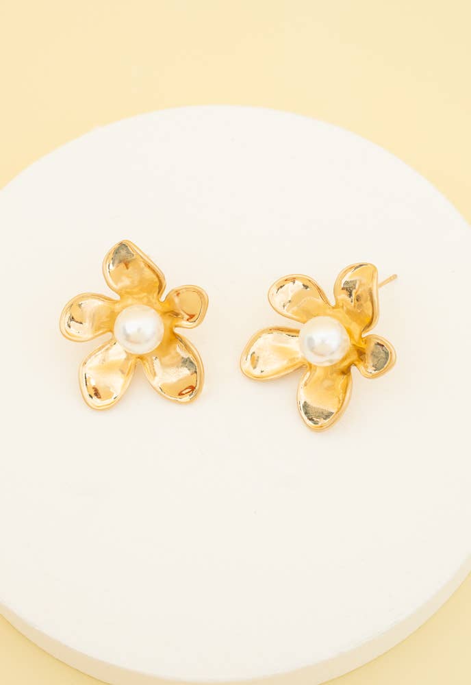 Hope In Bloom Earrings in Gold - Mother's Day Gift