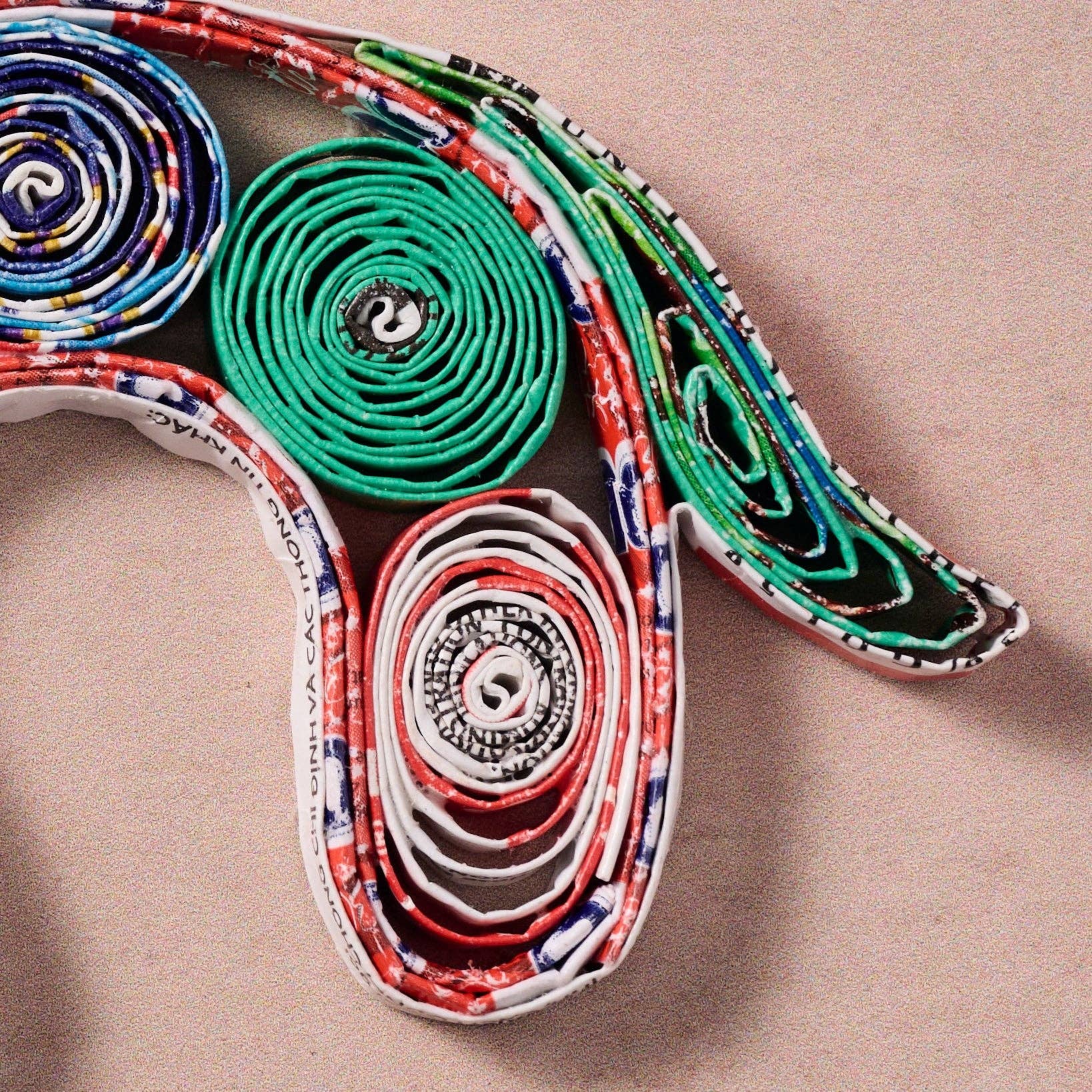 Ten Thousand Villages - Vui Quilled Dog Ornament