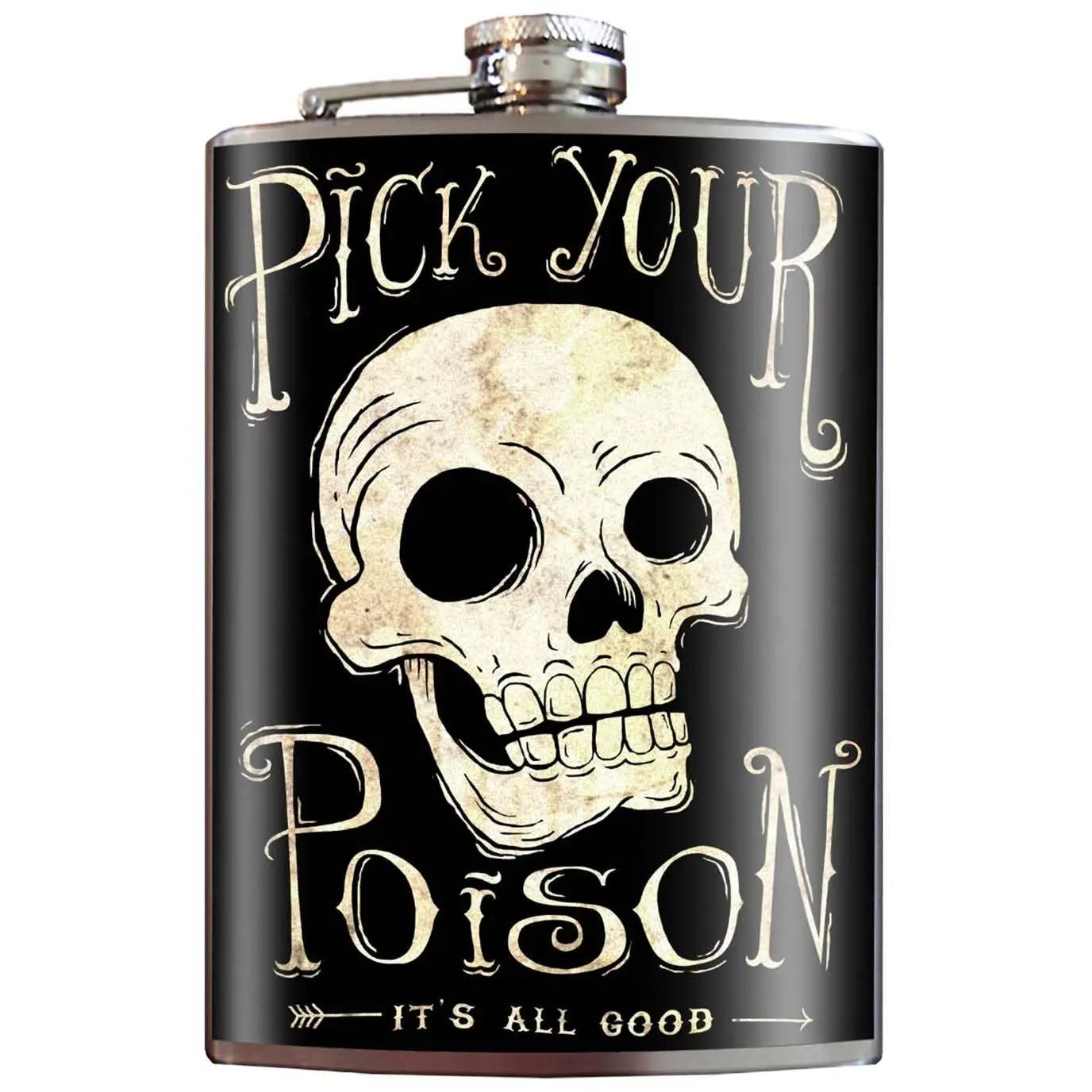 Trixie & Milo - Pick Your Poison Halloween Flask - Clearance