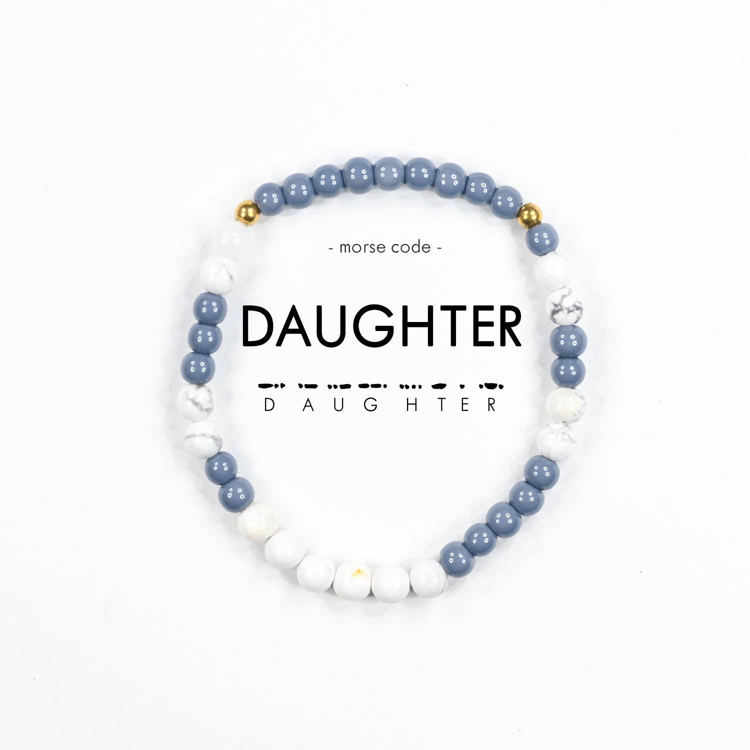 ETHICGOODS - MINI Morse Code Bracelet | DAUGHTER