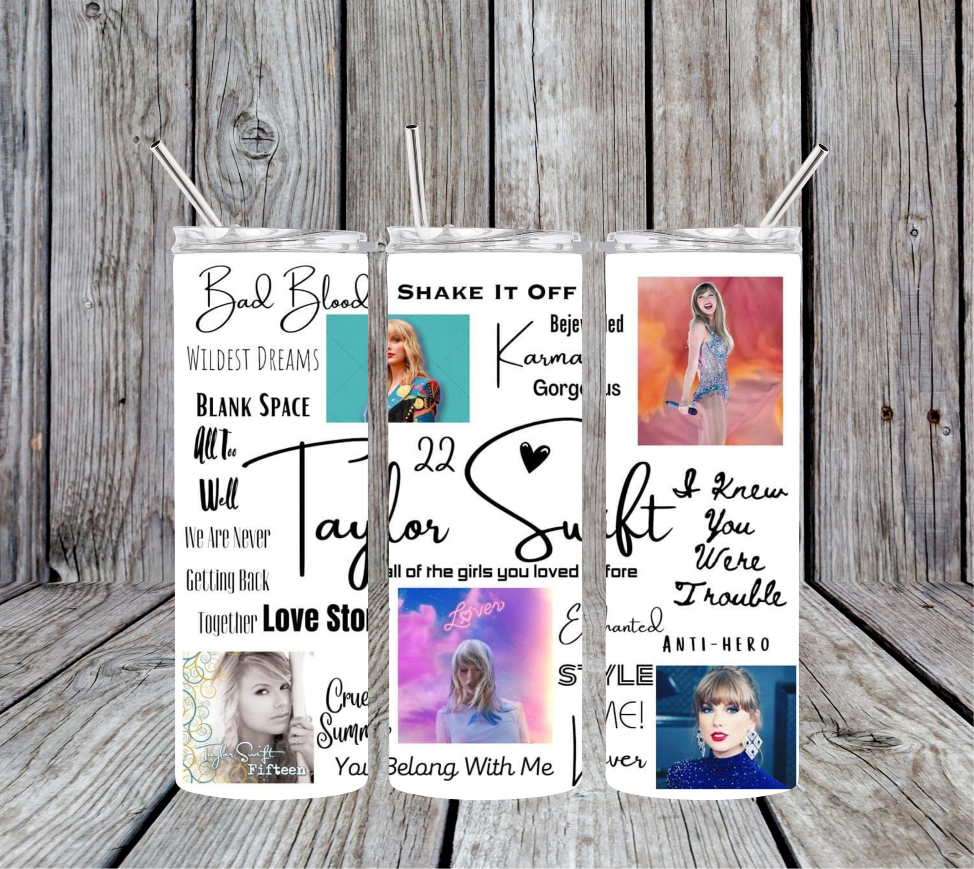 Dogwood Graphics & Design - Taylor Swift 20oz Skinny Tumbler