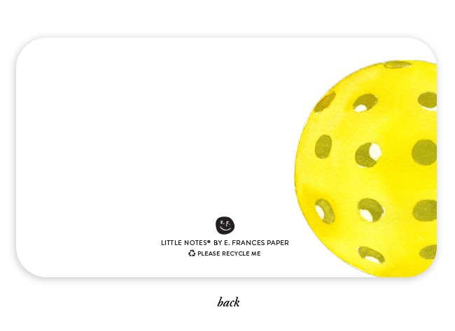 E. Frances Paper - Notas breves sobre pickleball®