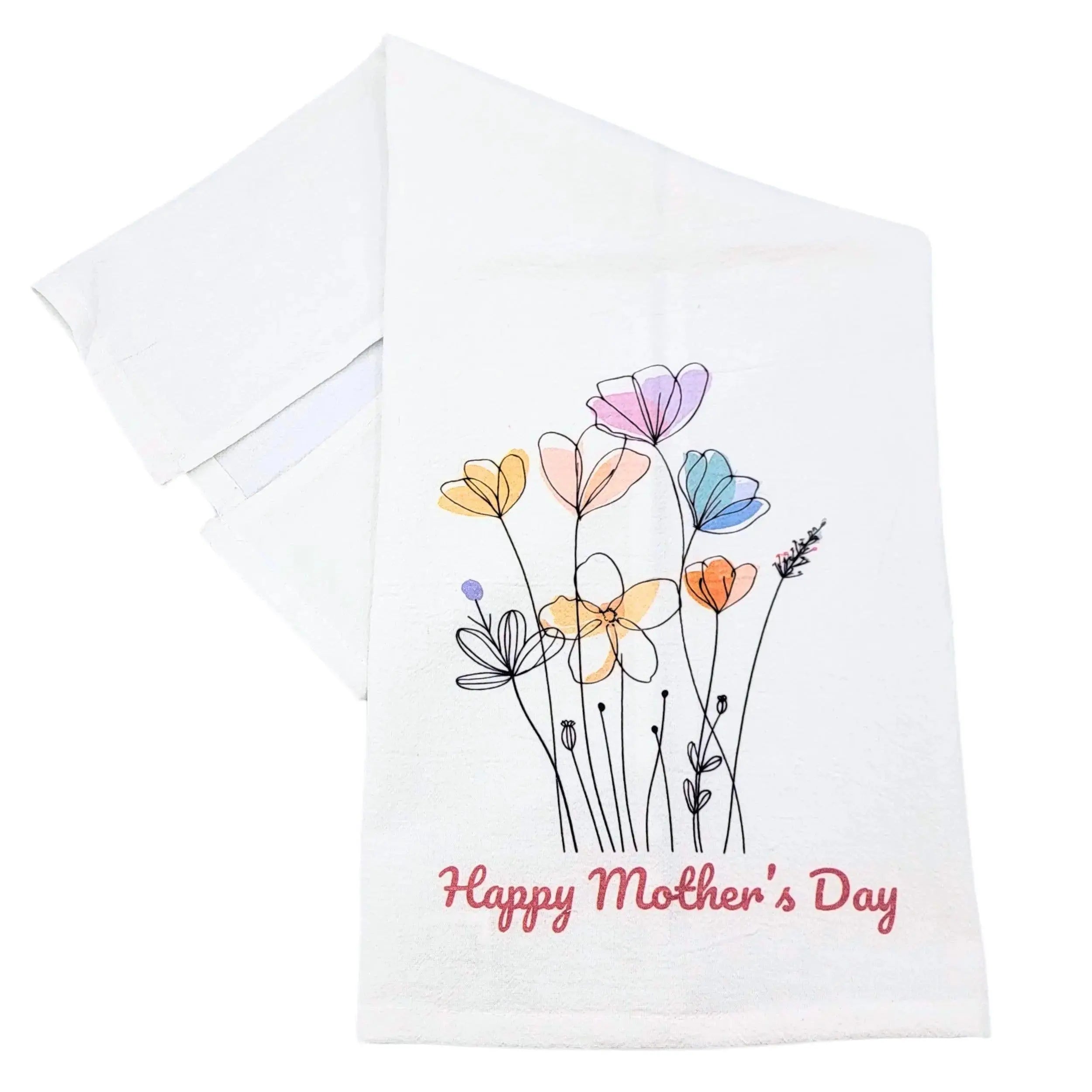 Happy Mother's Day Cotton Tea Towels Driftless Studios