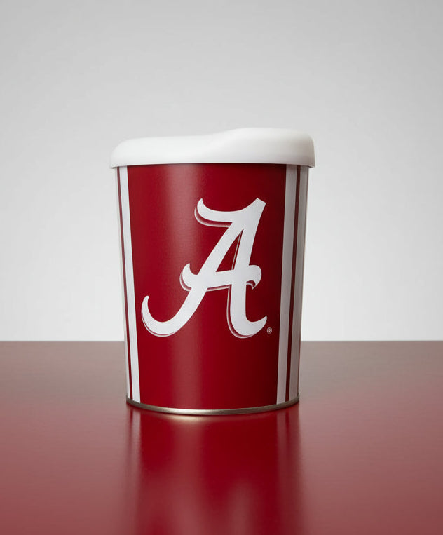 JGB Sports - Cesta de regalo metálica de los Alabama Crimson Tide - Hecho en Estados Unidos