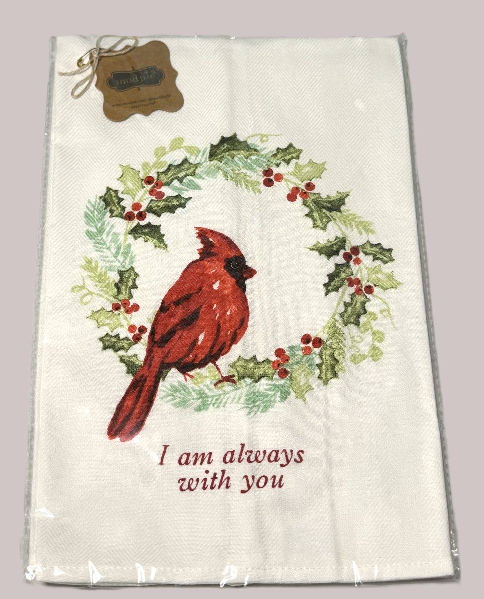 Mud Pie - Always Cardinal Towel