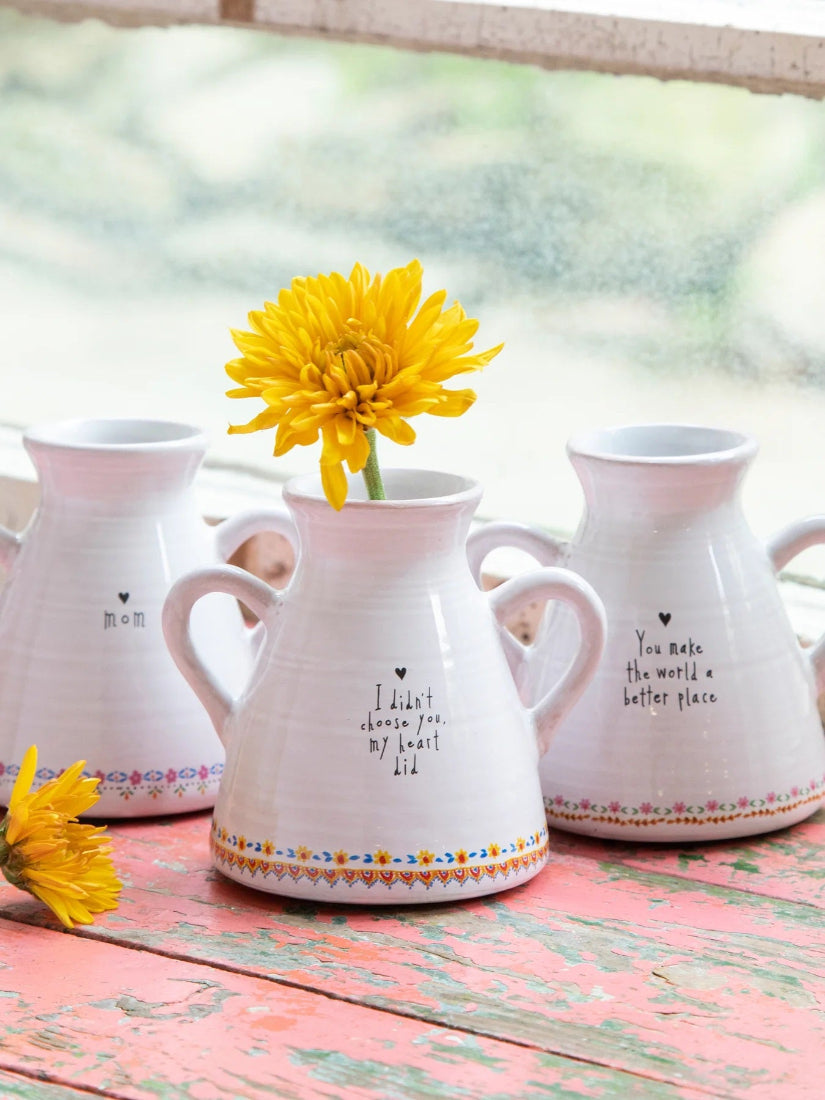 Natural Life Artisan Terra Cotta Bud Vase - Make World Better Place