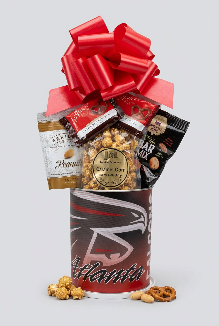 Atlanta Falcons Gift Tin Basket - Officially Licensed NFL from WinCraft