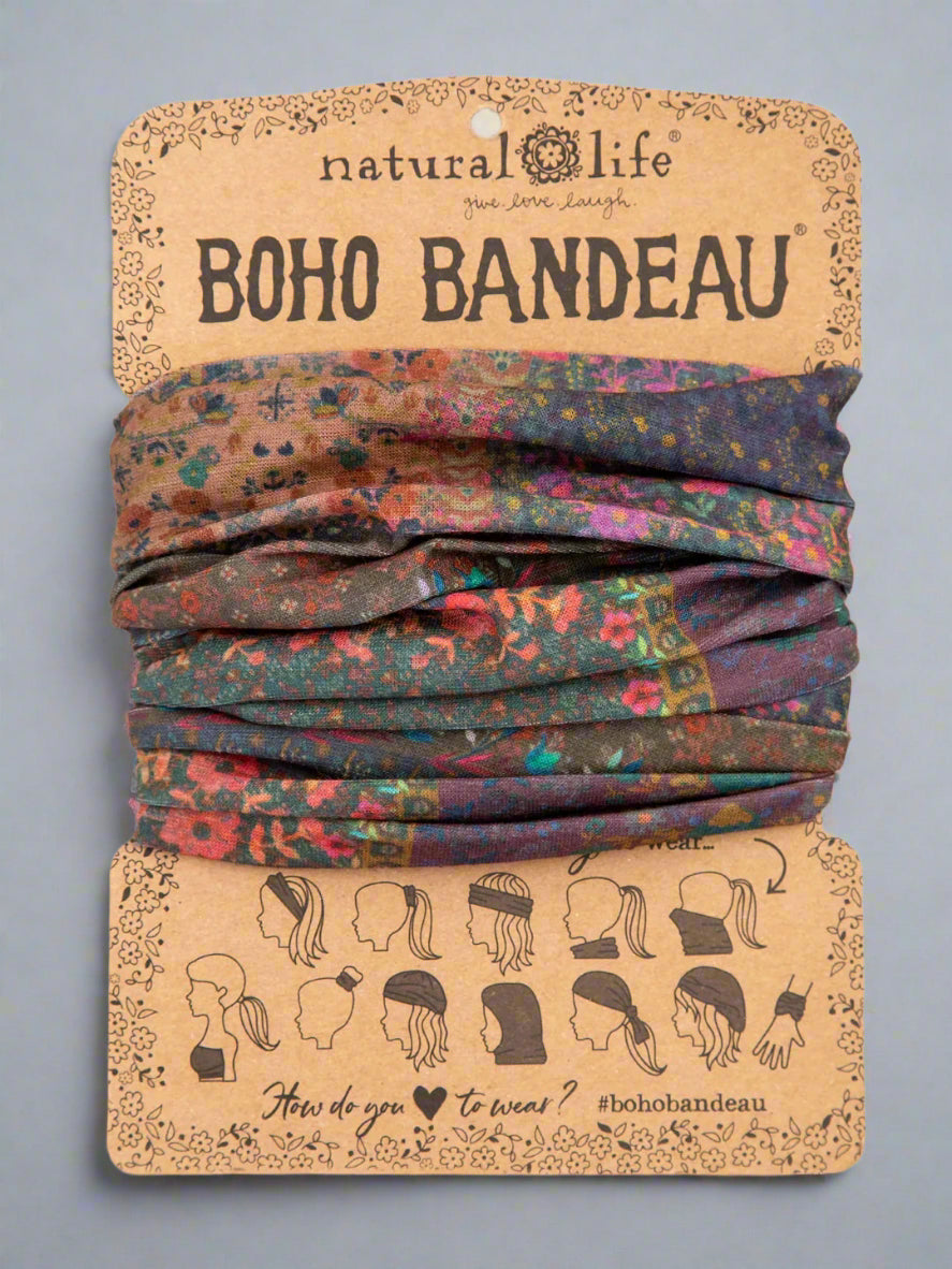 Vida Natural - Bandeau Boho Vintage Patchwork