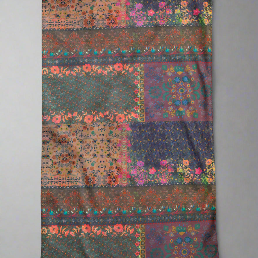 Vida Natural - Bandeau Boho Vintage Patchwork