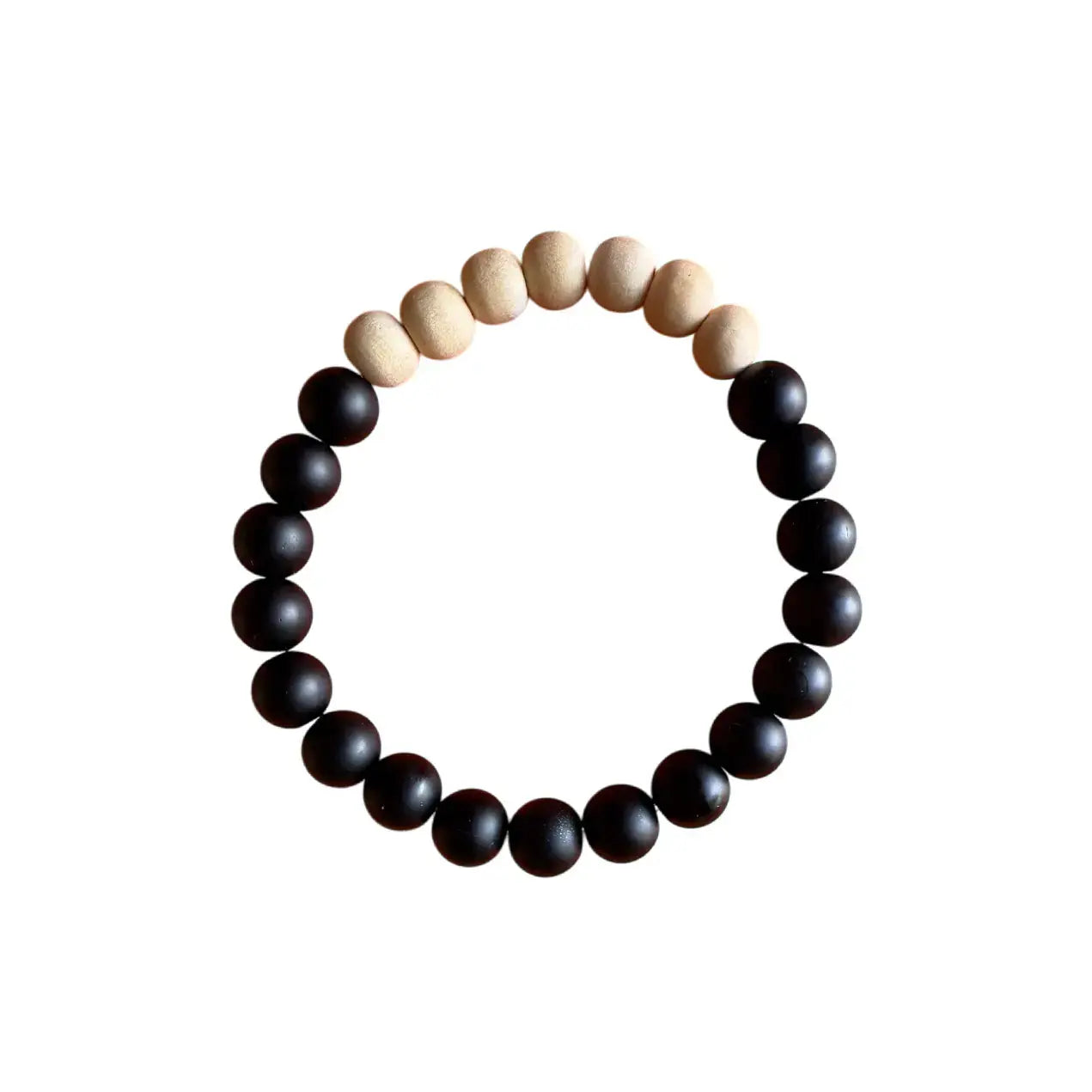 One Day at a Time Onyx Diffuser Bracelet - Aromatherapy Essential Oil Jewelry
