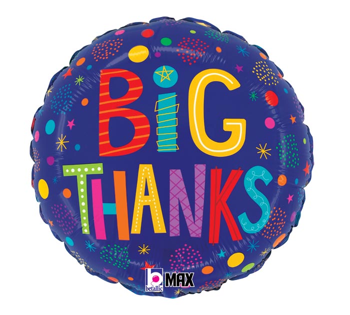 Burton & Burton - Thank You Helium Foil Balloons 17"