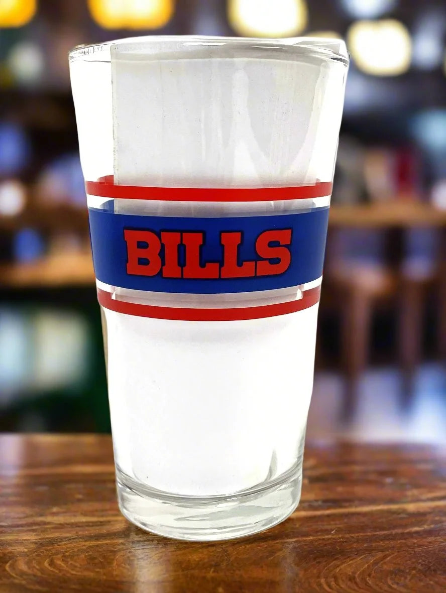Logo Brands - Buffalo Bills 16oz Pint Glasses