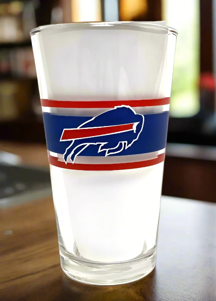 Logo Brands - Buffalo Bills 16oz Pint Glasses