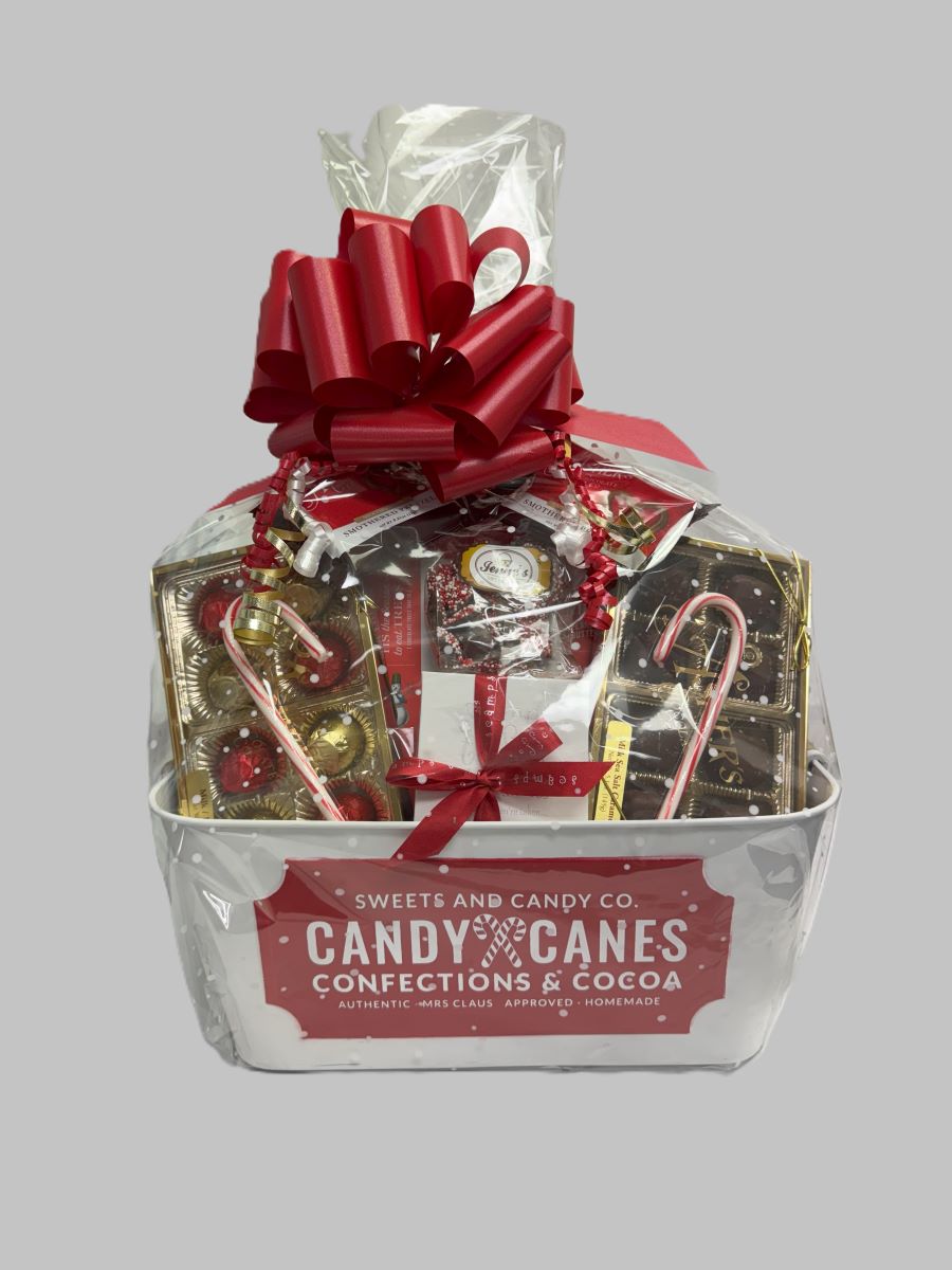 Jenny's Candy Cane & Chocolate Lovers Holiday Gift Basket