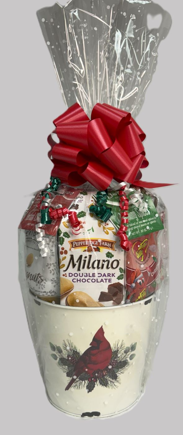 Cardinal  Holiday Gift Basket