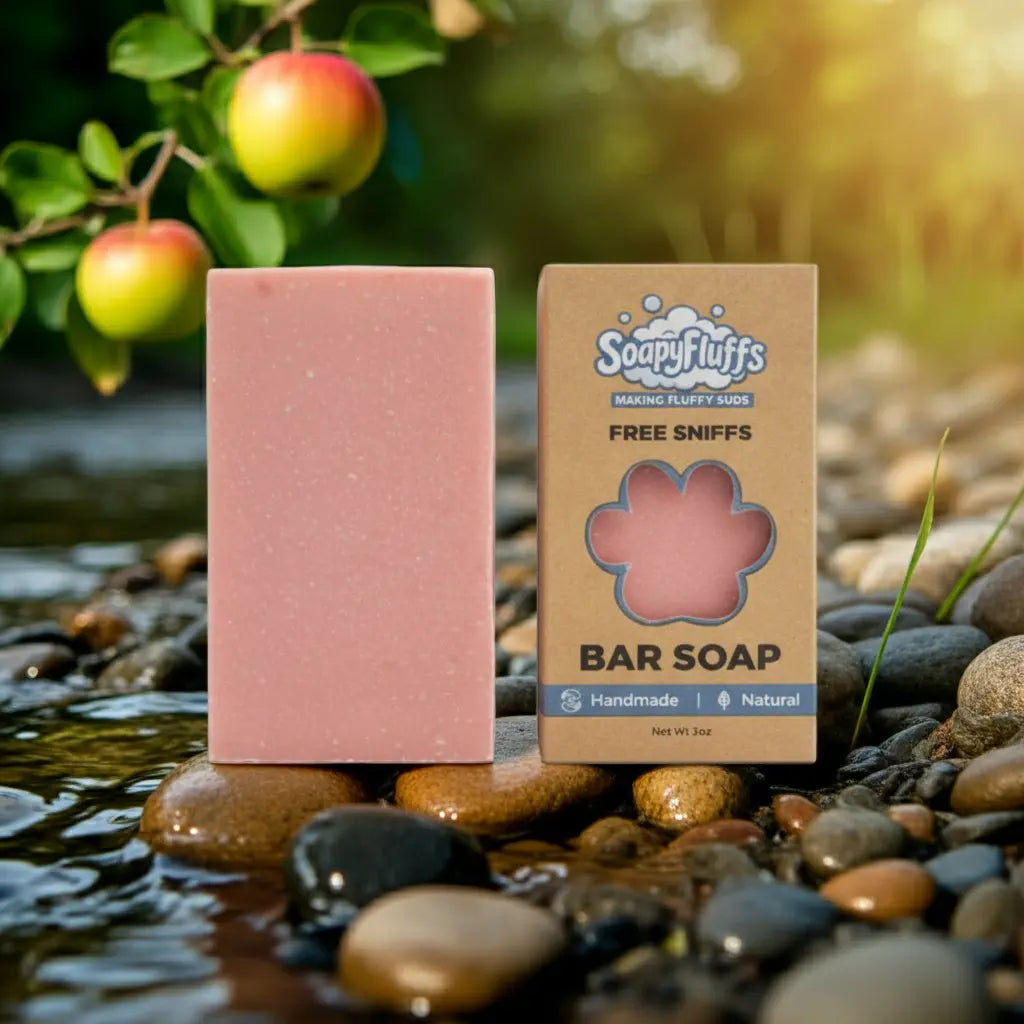 Candy Apple Tallow Soap - Sweet Apple & Cinnamon Deeply Moisturizing Bar