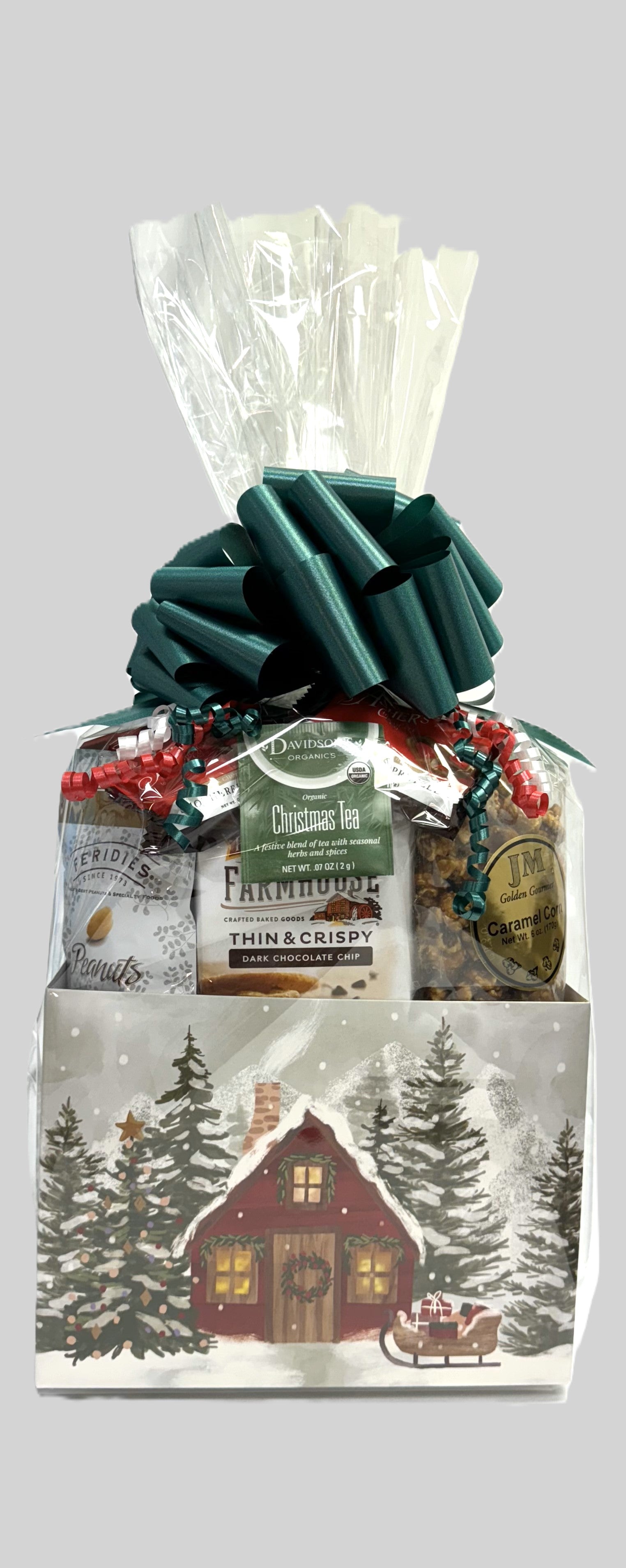 Large Christmas Cottage Holiday Gift Box