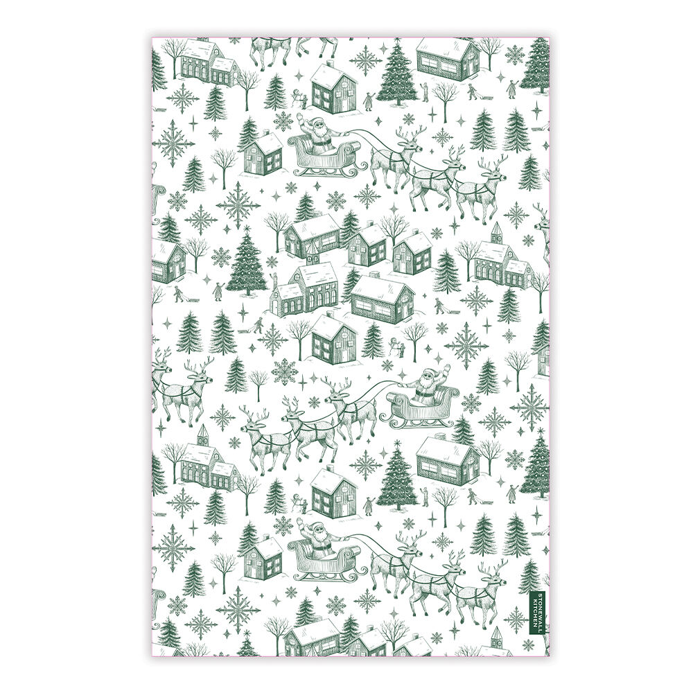 Stonewall Kitchen - Christmas Toile Kitchen Towel