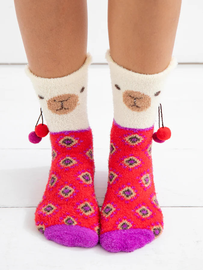 Natural Life - Cozy Llama Socks