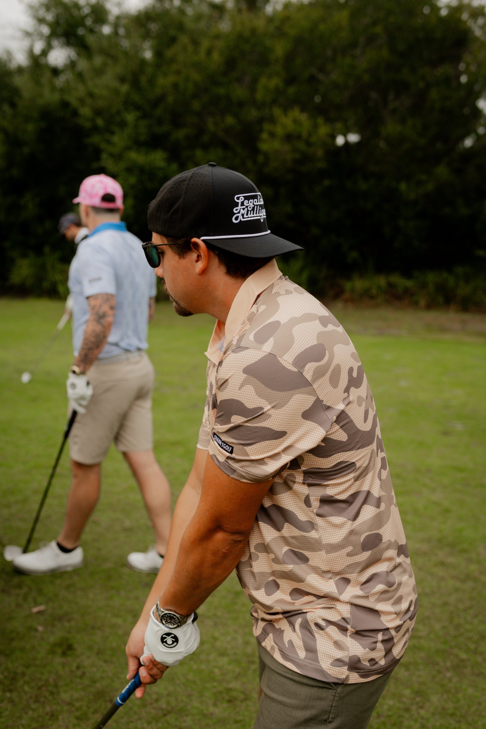 Shank It Golf - Desert Camo Polo