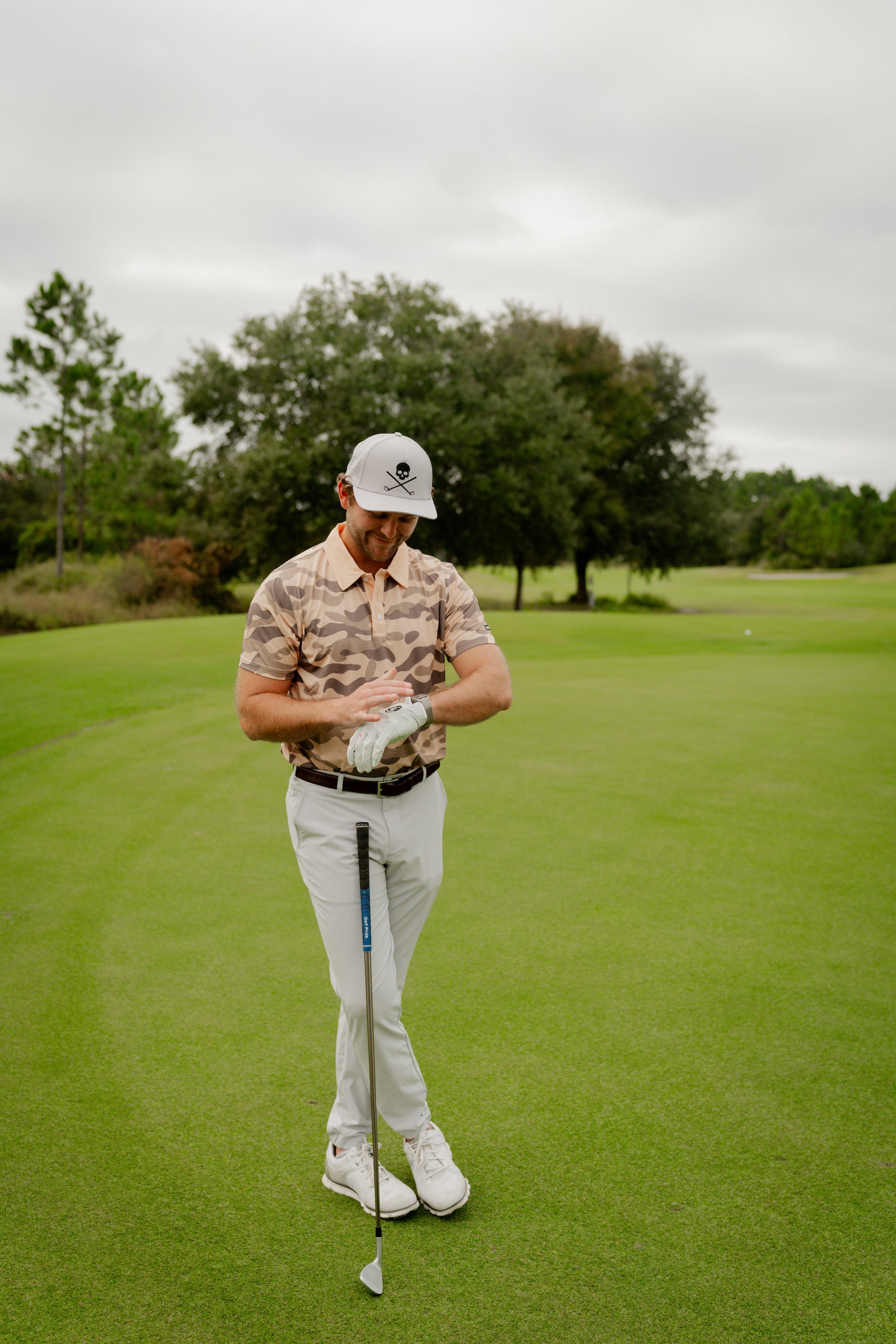 Shank It Golf - Desert Camo Polo