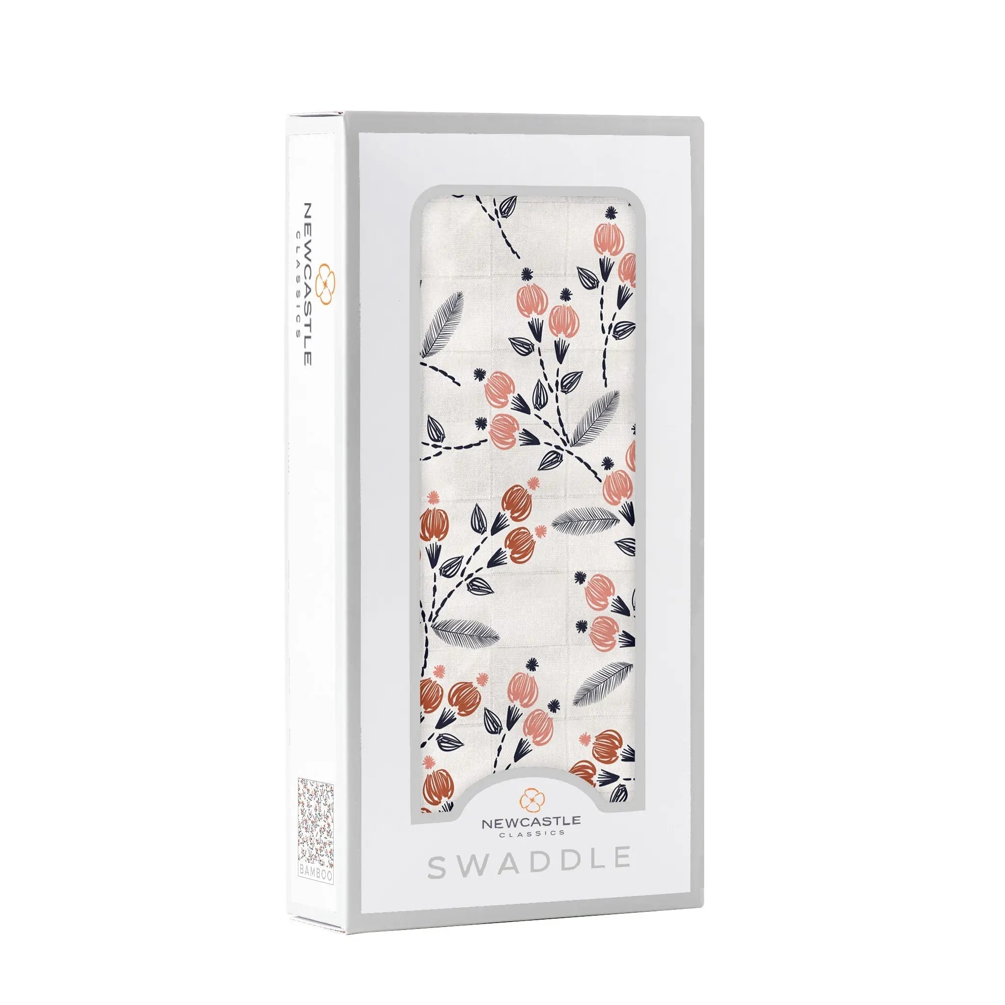 Dahlia Floral Bamboo Swaddle