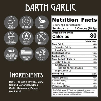 Darth Garlic Bitlong Jerky