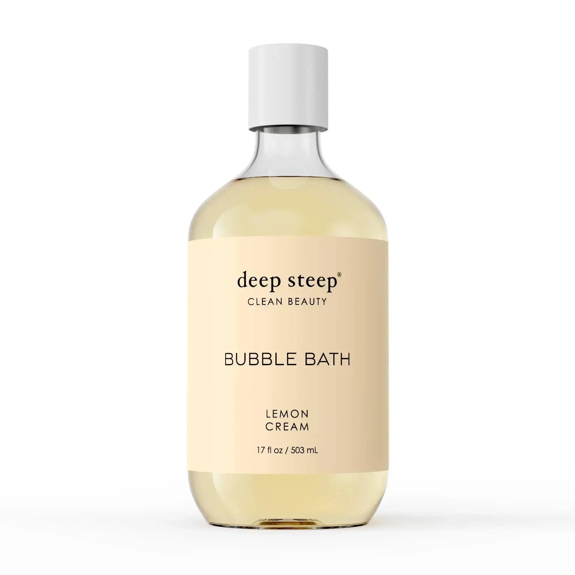 Lemon Cream Bubble Bath - Organic Moisturizing Formula 17oz