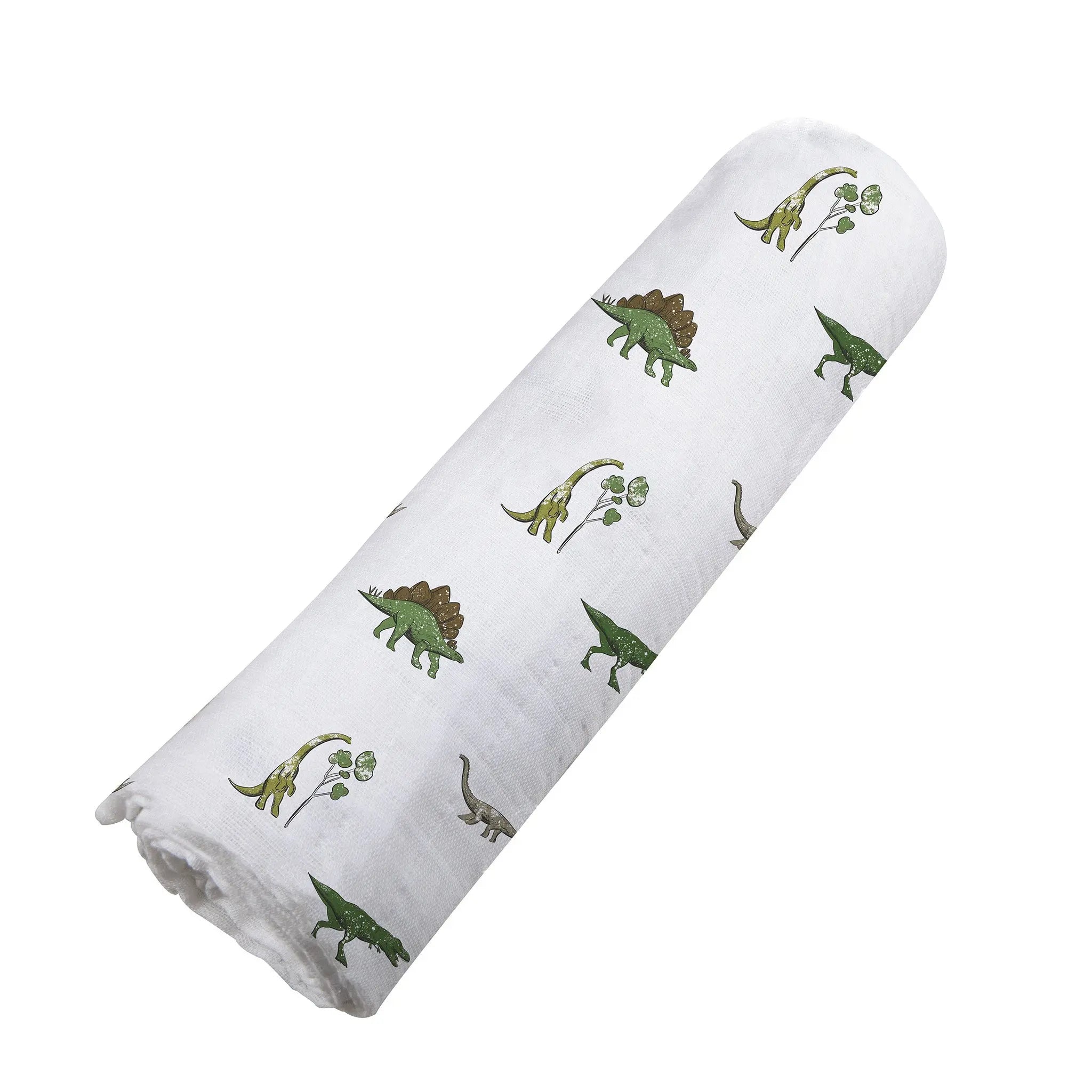 Dino Days Cotton Muslin Swaddle