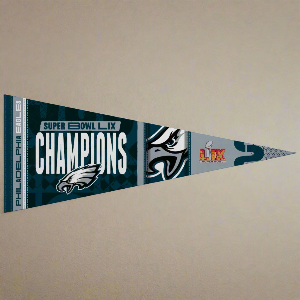 Wincraft - Philadelphia Eagles Super Bowl LIX Champions 12X30 Pennant