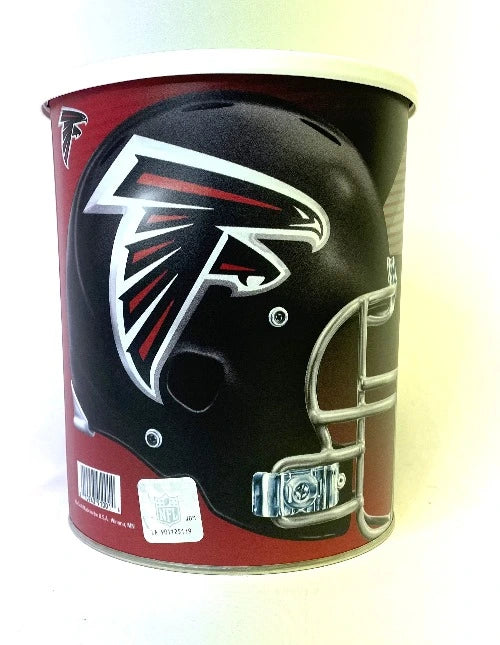 JGB Sports - Cesta de regalo metálica de los Atlanta Falcons - Hecha en Estados Unidos