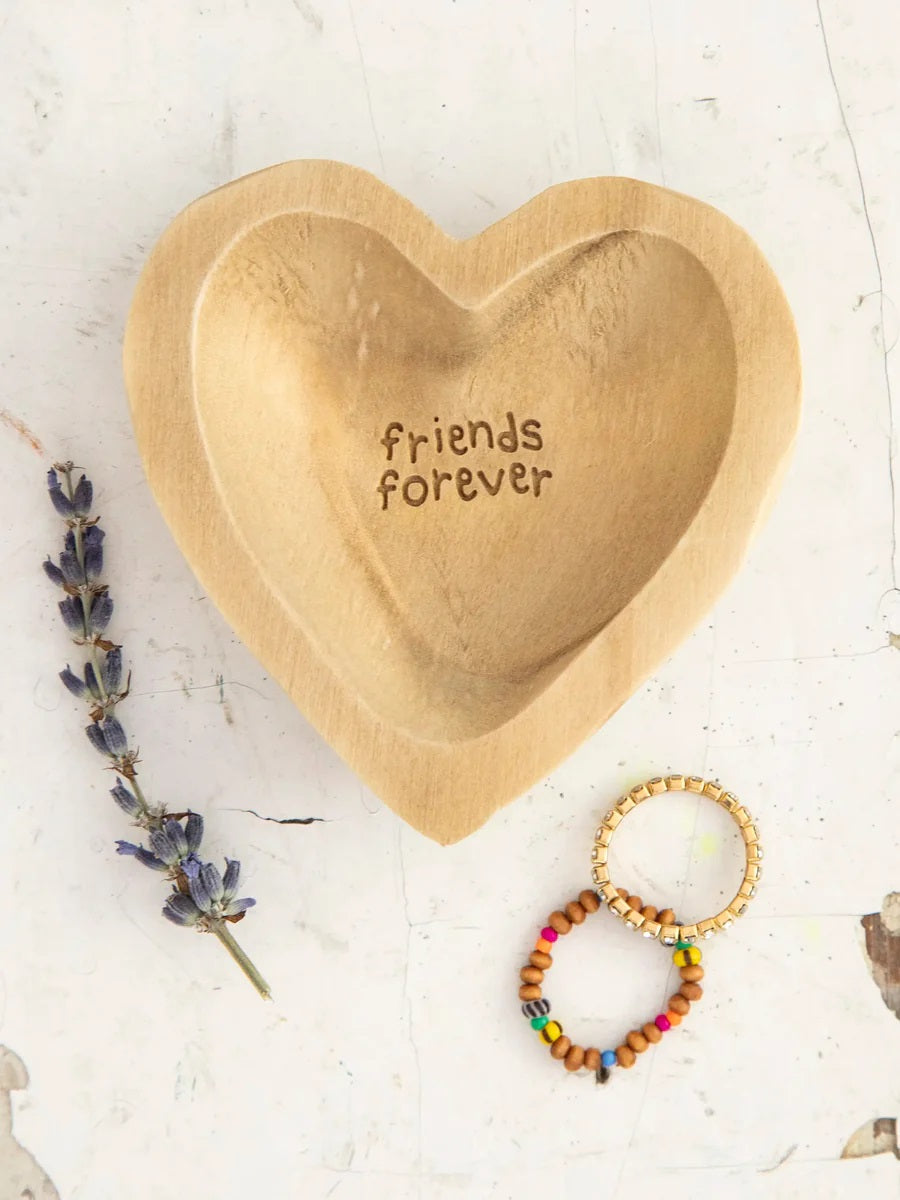 Friends Forever Wooden Dish