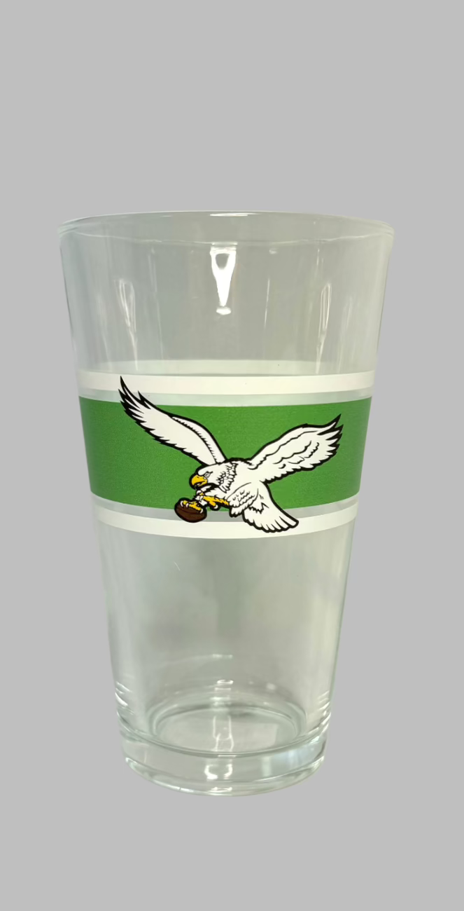 Philadelphia Eagles Vintage Striped Pint