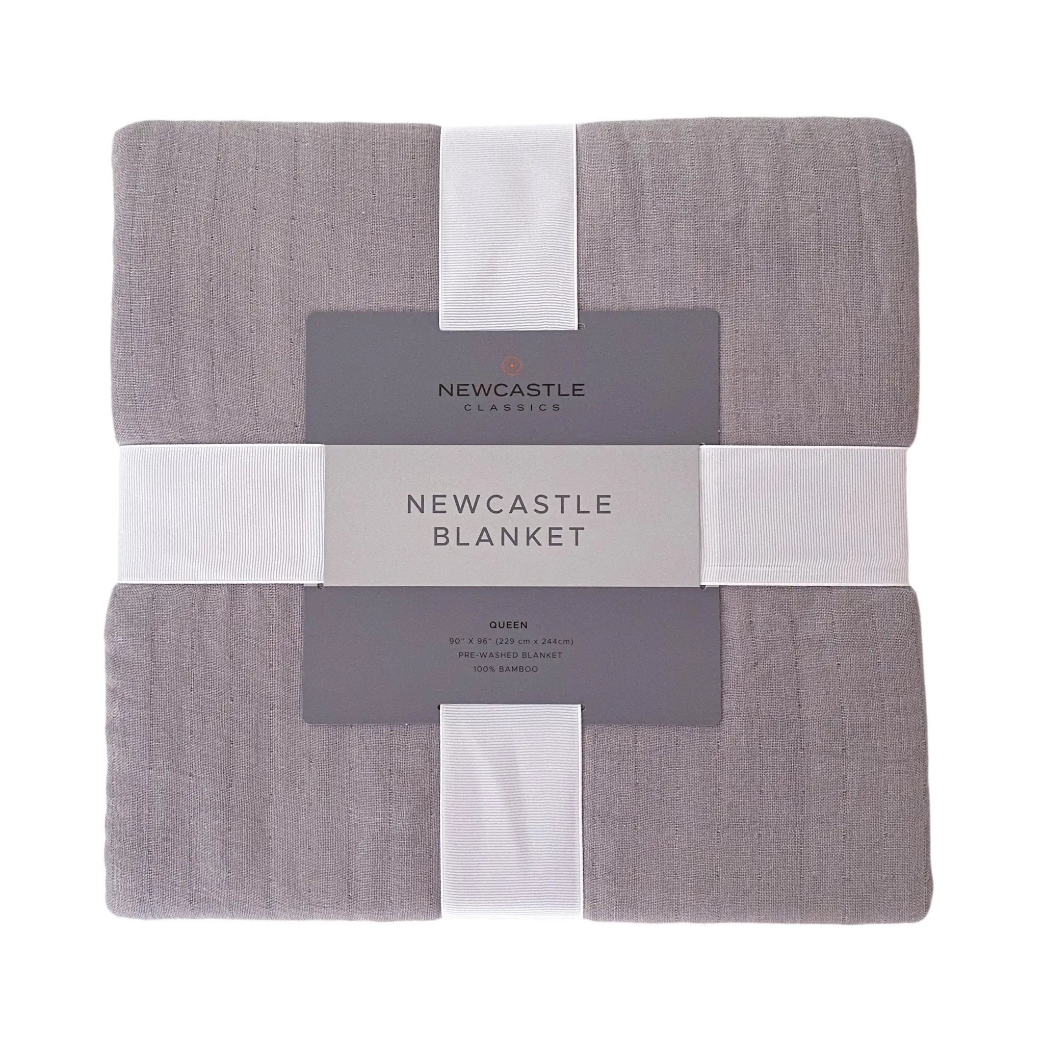 Newcastle Grey Oversized Queen Bamboo Bed Blanket Newcastle Classics