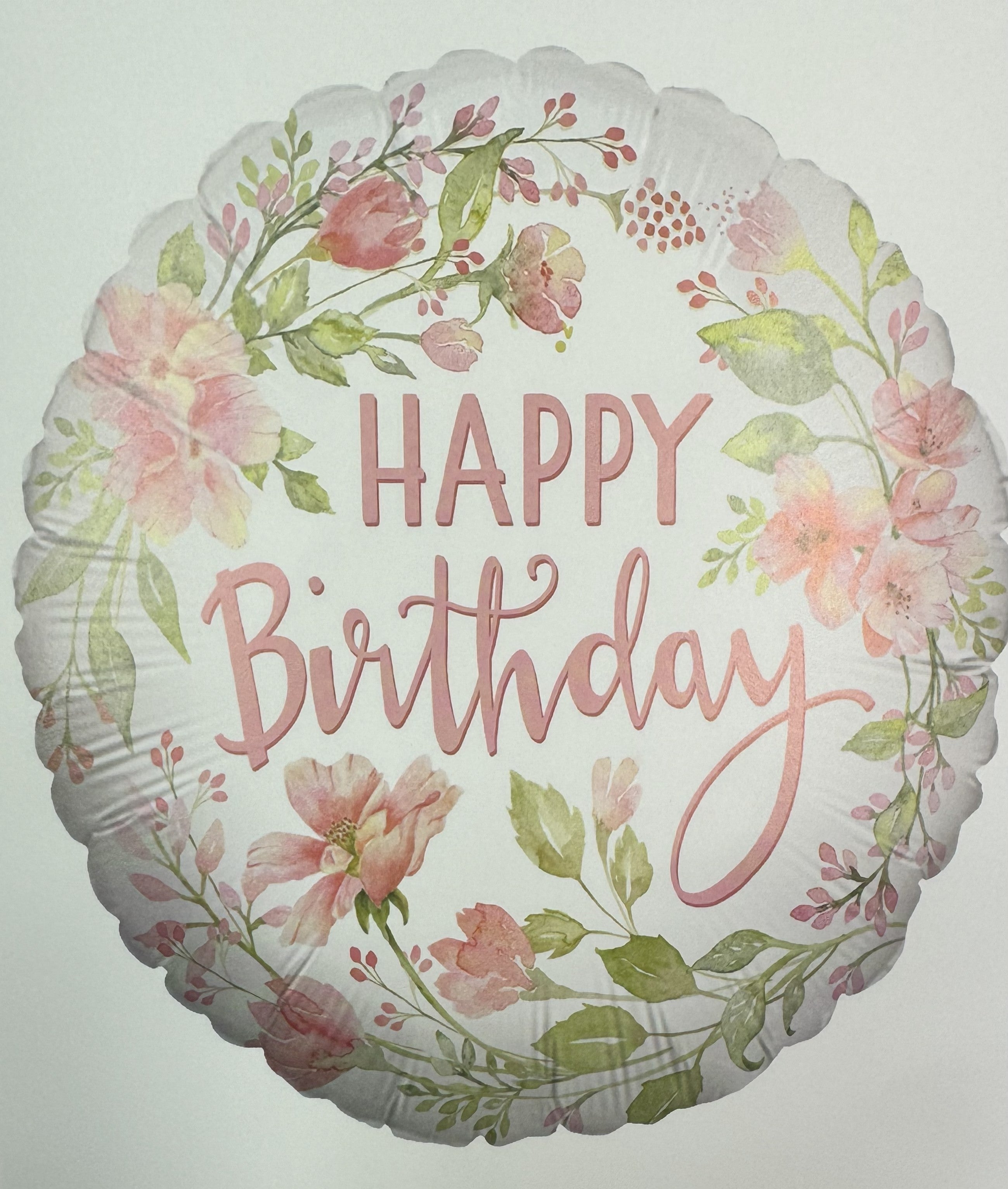 Burton & Burton - Happy Birthday Helium Filled Foil Balloons 17