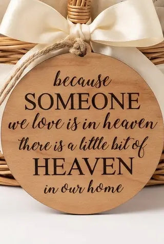 Heaven Is Our Home Sympathy Tag