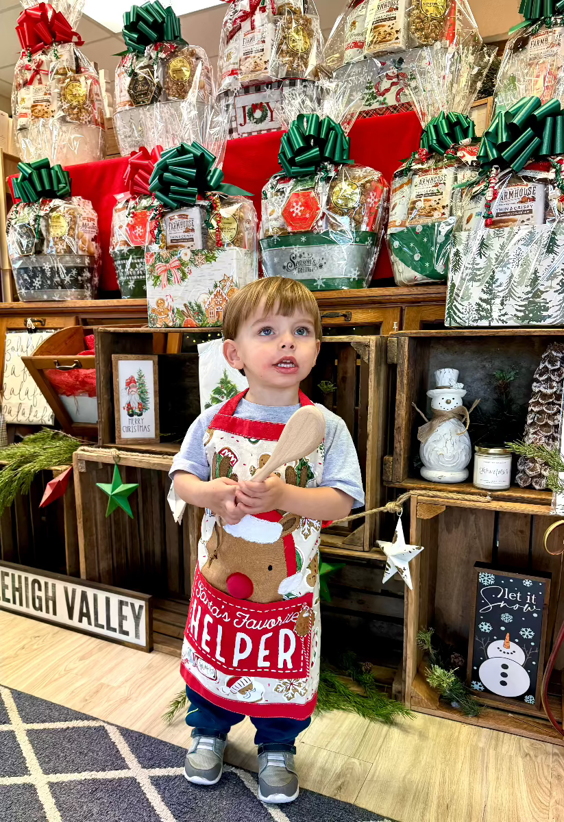 Mud Pie - Light Up Santa Apron