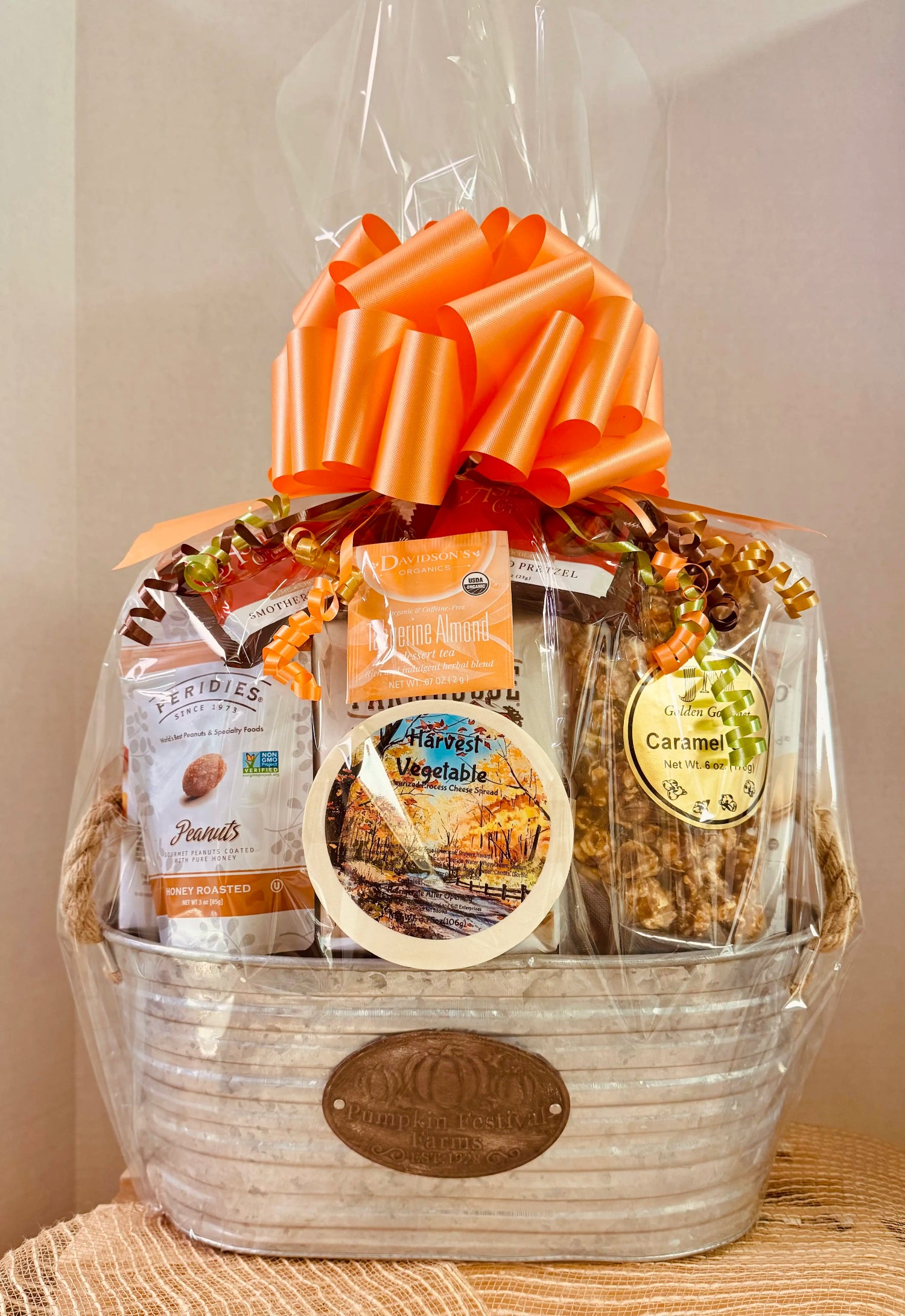 Large Pumpkin Festival Farms Gift Basket - Fall Gift