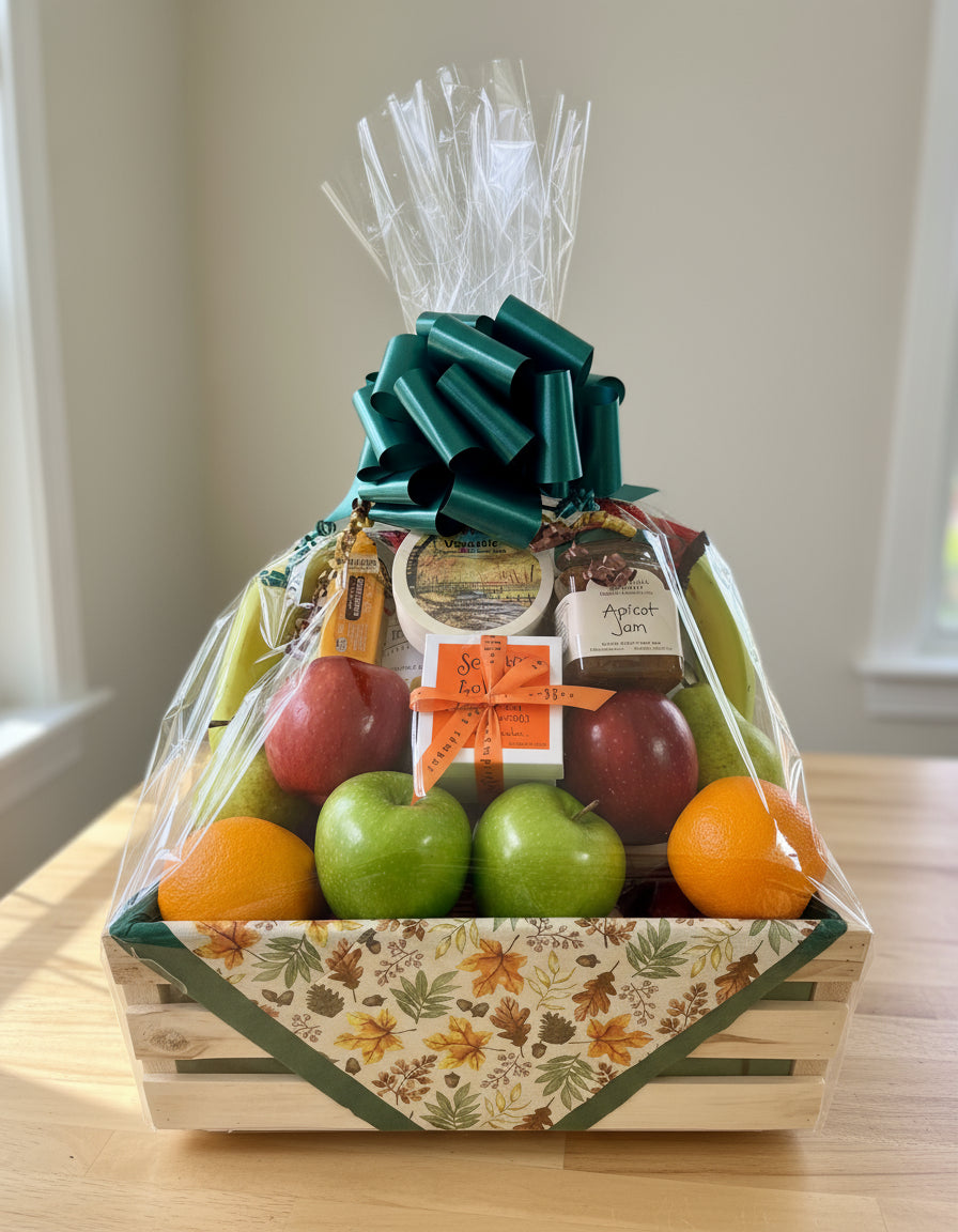 Large Fruit, Cheese & More Gift Basket - Premium