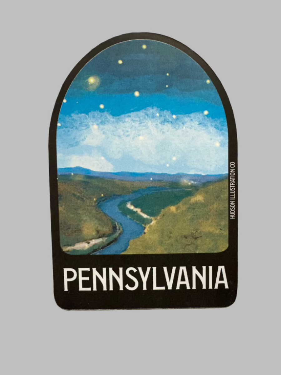 Hudson Illustration Co - About Town Co - State of Pennsylvania Magnet