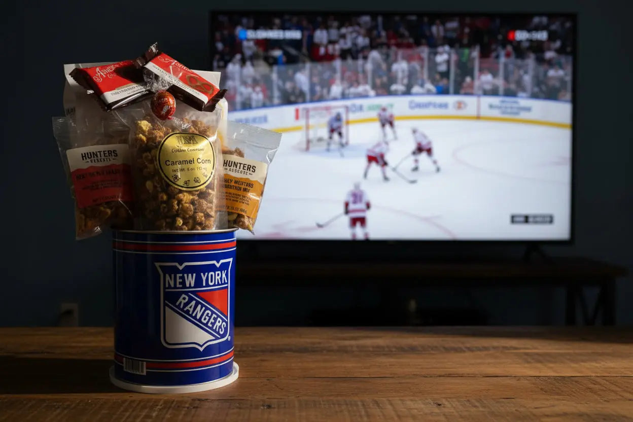 New York Rangers Gift Tin Basket - Officially Licensed NHL from WinCraft