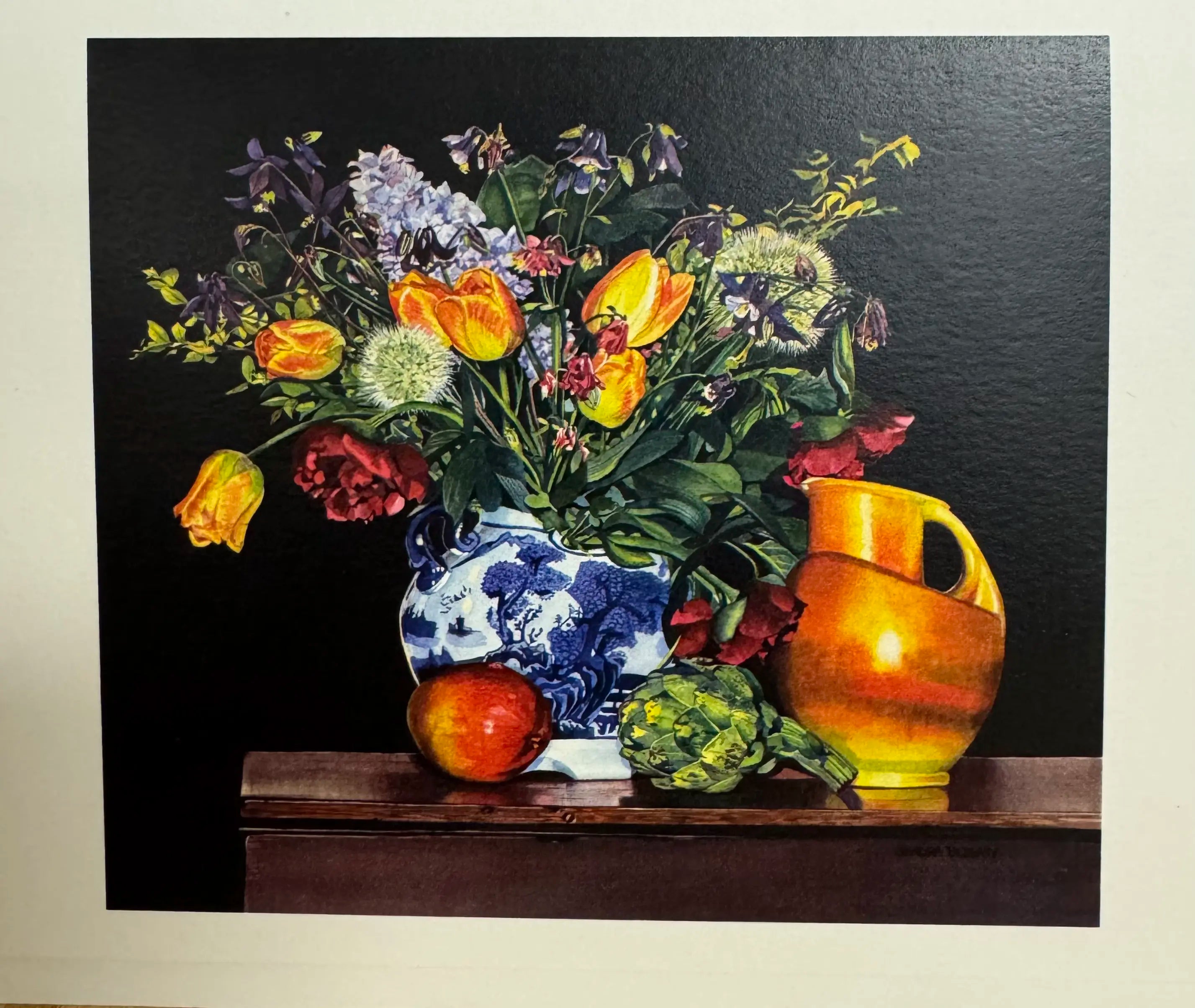 Onion in the Mix 5x7 Greeting Card by Sandra Beblavy