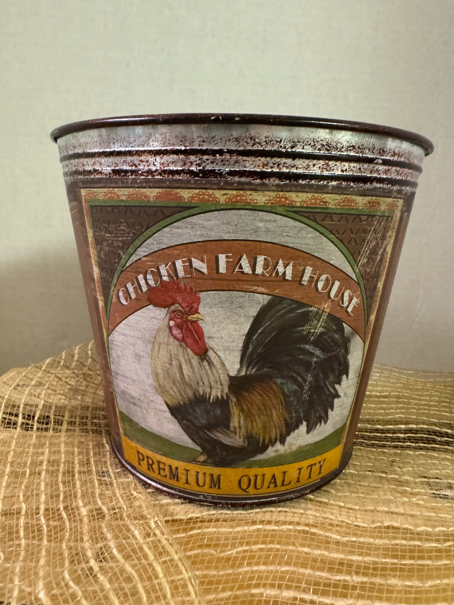 Small Chicken Farmhouse Fall Gift Basket