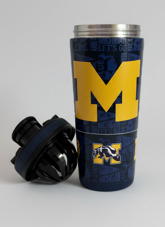 WinCraft - Michigan Wolverines 26oz 4D Ice Shaker - Clearance