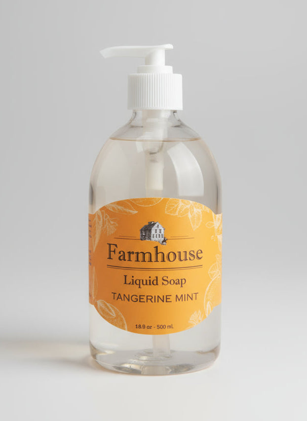 Natural Liquid Hand Soap with Coconut Oil & Aloe Vera - Rich Lathering Formula